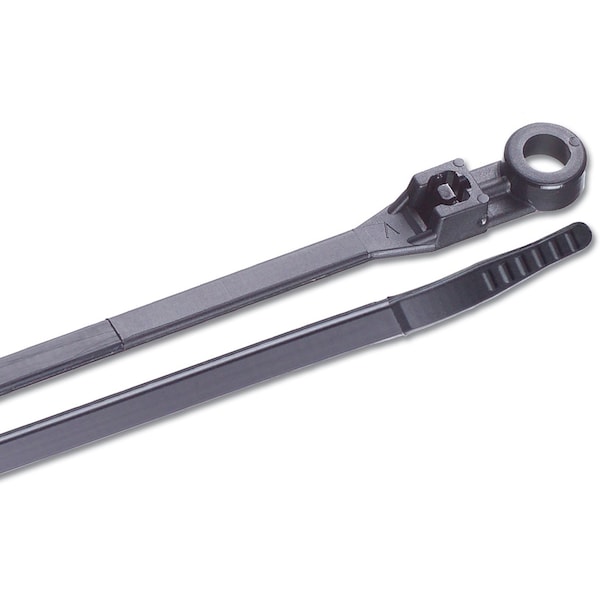 Ancor Cable Tie, 14 in L, 4 in Max Bundle Dia., Black, Nylon 6/6, 50 lb Strength - 199257