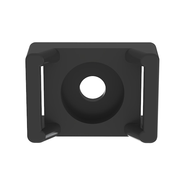 Panduit Cable Tie Mnt, .61" (15.5mm)W, #8 Scrw (M4), Wthr, TM3S8-M0, PK 1000 - TM3S8-M0