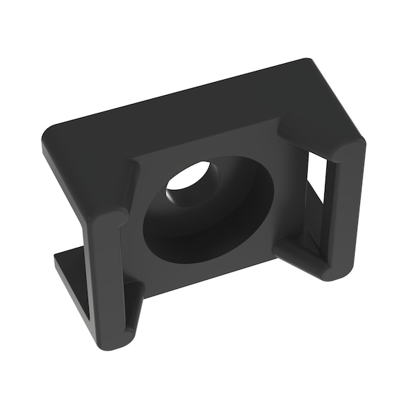 Panduit Cable Tie Mnt, .61" (15.5mm)W, #8 Scrw (M4), Wthr, TM3S8-M0, PK 1000 - TM3S8-M0