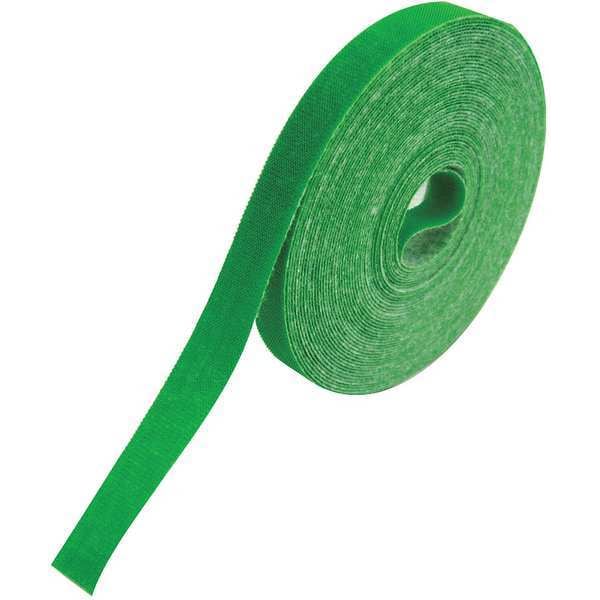 Rip-Tie Cable Tie Wrap, 30 ft L, 3/4 in Max Bundle Dia., Green, Polyester, Polyethylene, 18 lb Strength - G-05-030-GN