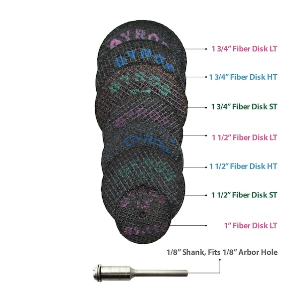 Disco Gyros Propak de Fibra de 8 piezas - 61-11808