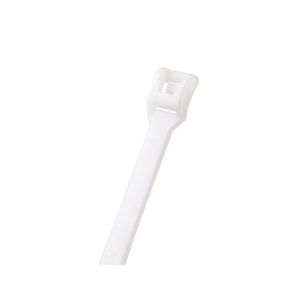 Panduit Cable Tie, 8-1/2 in L, 1.88 in Max Bundle Dia., Natural, Nylon 6/6, 50 lb Strength, 100 PK - ILT2S-C