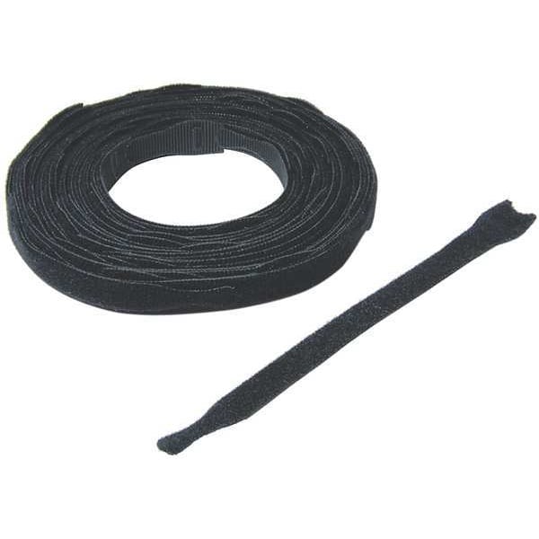 Velcro Brand Cable Tie Strap, 2 ft L, 7 in Max Bundle Dia., Black, Nylon, Polypropylene, 50 lb Strength, 15 PK - 175617