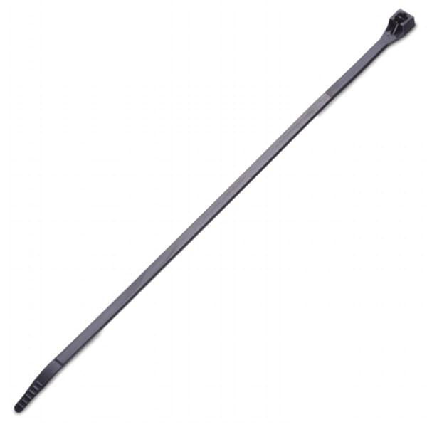 Acoustic Cable Tie, 8 in L, 1/4 in Max Bundle Dia., Black, Plastic, 50 lb Strength, 25 PK - AC1589521