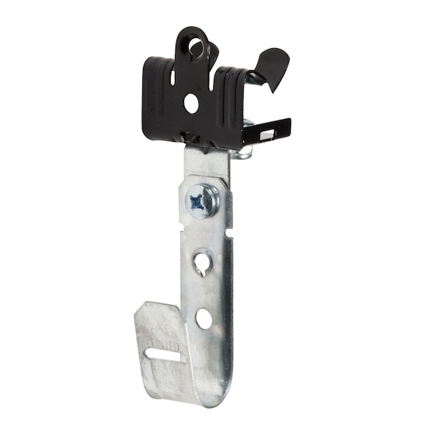 Winnie Industries 3/4in. J Hook with Angle Clip & Hammer on Flange 9/16in. to 3/4in., 100PK - WJH12ACM912