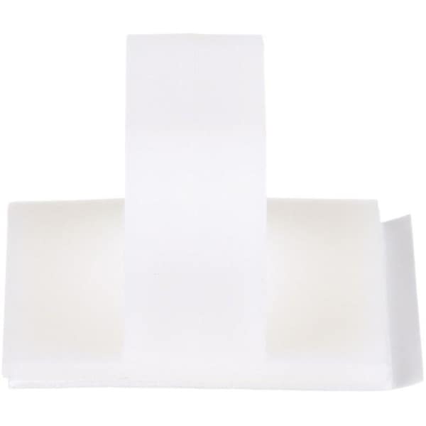 Panduit Cable Clip, Nylon 6/6, 0.62 in Bundle Dia., Natural, 1.46 in L, 200 PK - BEC62-A-T