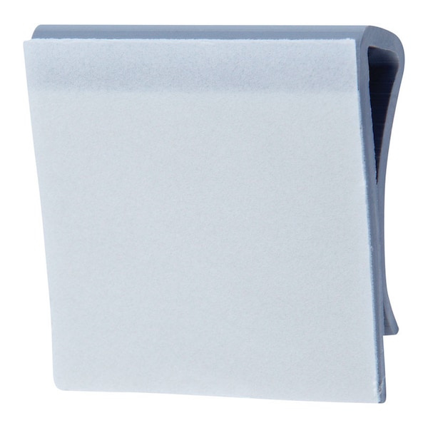 Jandorf Cable Clip, PVC, 1 in Bundle Dia., Gray, 1 in L - 61405