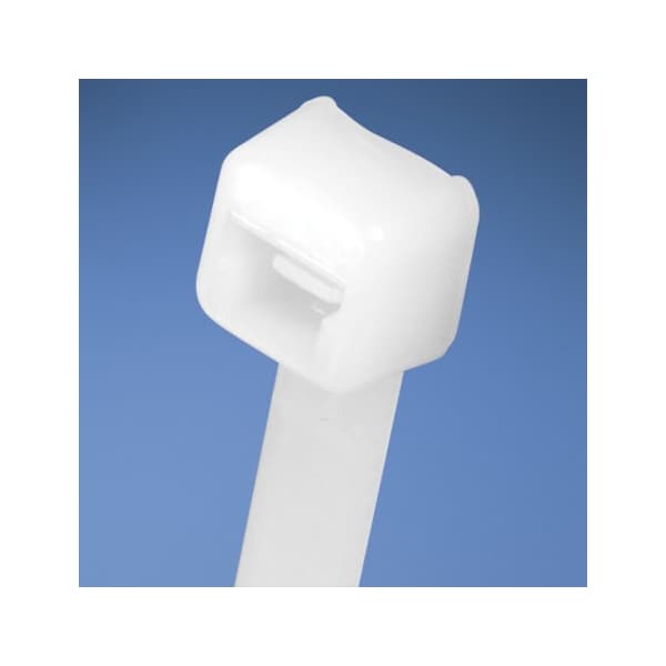 Panduit Cable Tie, 14-1/2 in L, 4 in Max Bundle Dia., Natural, Nylon 6/6, 40 lb Strength, 100 PK - PLT4I-C