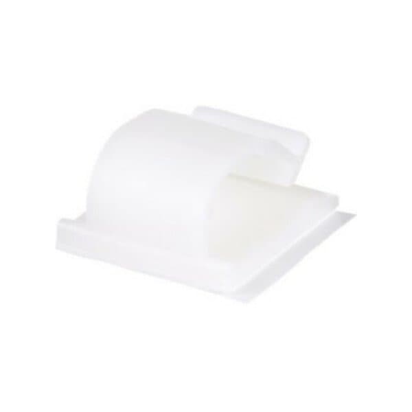 Panduit Cable Clip, Nylon 6/6, 0.62 in Bundle Dia., Natural, 1.24 in L, 500 PK - ACC62-A-D