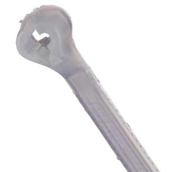 Ty-Rap Cable Tie, 8 in L, 2 in Max Bundle Dia., Natural, Nylon 6/6, 18 lb Strength, 100 PK - TY5232M