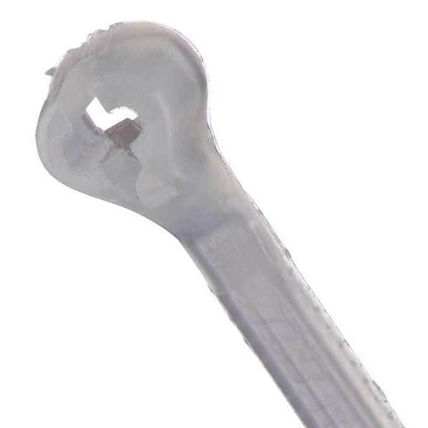 Ty-Rap Cable Tie, 8 in L, 2 in Max Bundle Dia., Natural, Nylon 6/6, 18 lb Strength, 1000 PK - TY232M