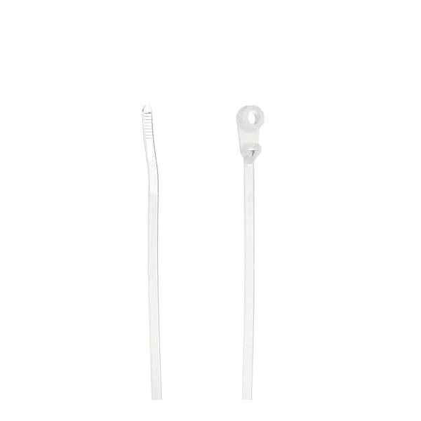 Ty-Rap Cable Tie, 6 in L, 1-1/8 in Max Bundle Dia., Natural, Nylon 6/6, 40 lb Strength, 100 PK - TY534M