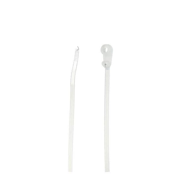 Ty-Rap Cable Tie, 6 in L, 1-1/8 in Max Bundle Dia., Natural, Nylon 6/6, 40 lb Strength, 100 PK - TY534M