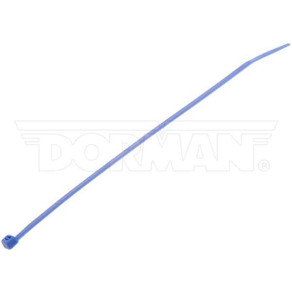 Motormite Cable Tie, 8 in L, Blue, Nylon, 40 lb Strength - 83901