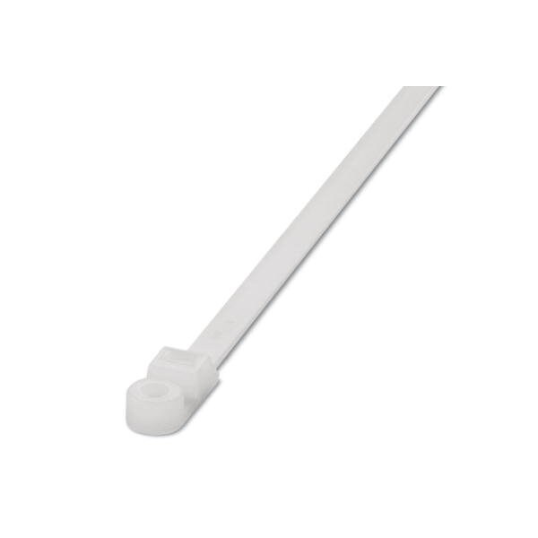 Phoenix Contact Cable Tie, 200 mm L, 6.5 mm Max Bundle Dia., Transparent, PA 6.6, 540 N Strength - 3240722