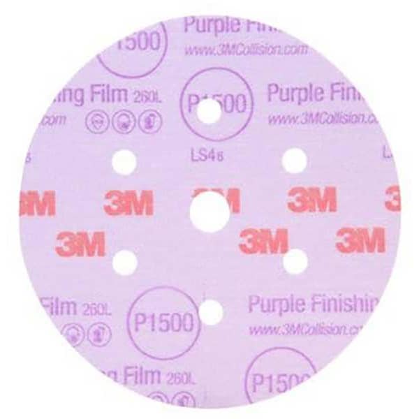 3M Hookit Película de Acabado Morada Dsc 30667 6, Paquete de 200 - 30667