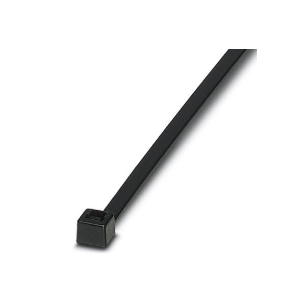 Phoenix Contact Cable Tie, 200 mm L, Black, PA 6.6, 80 N Strength - 3240742