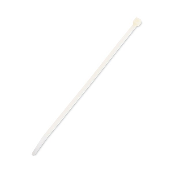 Tatco Cable Tie, 8 in L, Natural, Nylon, 50 lb Strength, 1000 PK - 22200
