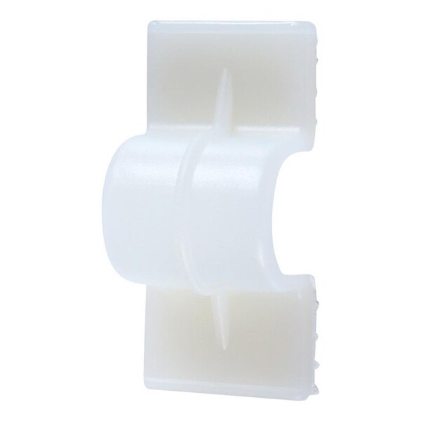 Jandorf Cable Clamp, Nylon, 1/2 in Bundle Dia., Natural, 1.60 in L - 61406