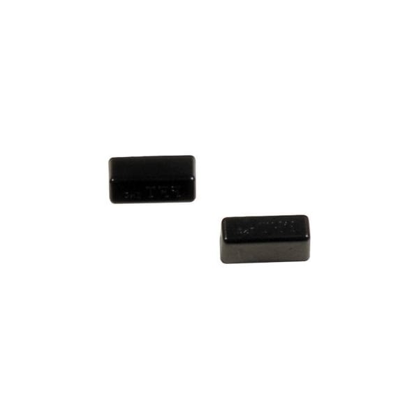 Hubbell Premise Wiring Cable Mgmt Panel Horizontal 1U, 1.7H X 3.5D With 5 Rings, 2-PK - HLECPK2