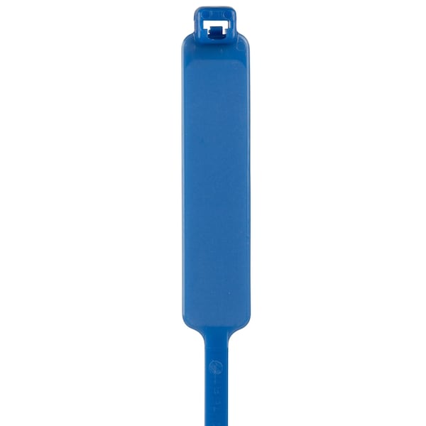 Panduit Cable Tie, 14-1/2 in L, 4 in Max Bundle Dia., Blue, Nylon 6/6, 50 lb Strength, 500 PK - PLM4S-D6