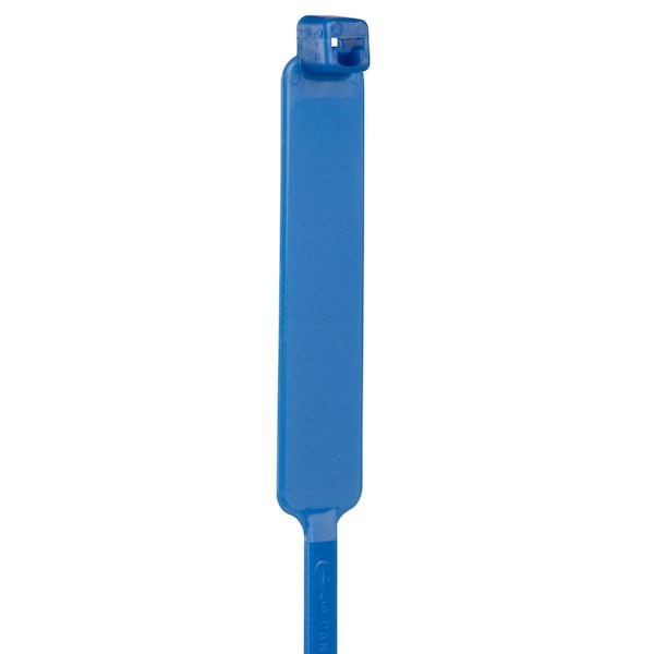 Panduit Cable Tie, 14-1/2 in L, 4 in Max Bundle Dia., Blue, Nylon 6/6, 50 lb Strength, 500 PK - PLM4S-D6
