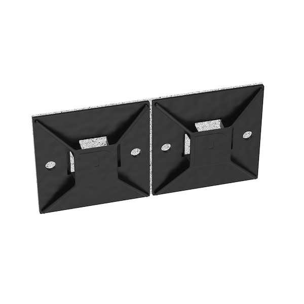 Panduit Cable Tie Mount, Vhb Adh., 1.5" X 1.5" (50 Pack), 50PK - ABM3H-AV-L0