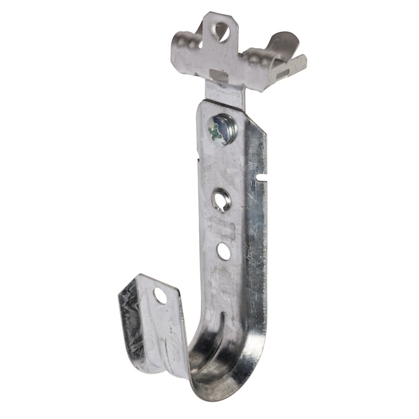 Winnie Industries 1 5/16in. J Hook with Angle Clip & Hammer on Flange 1/8in. to 1/4in., 100PK - WJH21ACM24