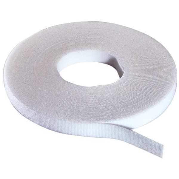 Rip-Tie Cable Tie Roll, 75 ft L, White, Nylon, Polyethylene, 50 lb Strength - W-75-PRL-W