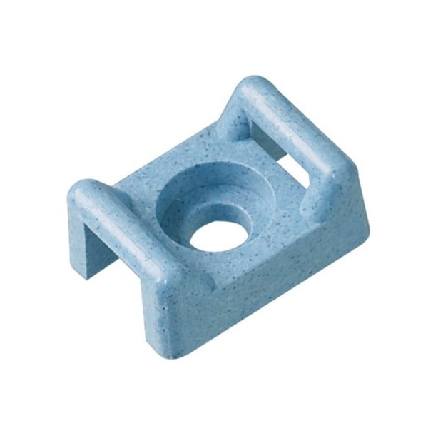 Panduit Tiemnt, .87inw, #10, Metdetnyl, Ltbu, PK100 - TM3S10-C86