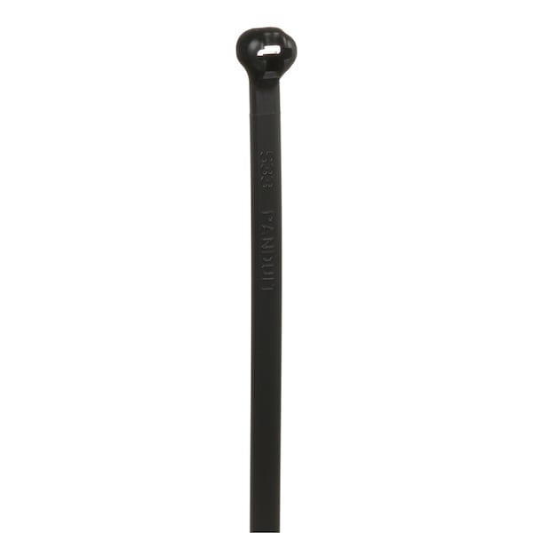 Panduit Cable Tie, 6 in L, 1-1/2 in Max Bundle Dia., Black, Nylon 6/6, 40 lb Strength, 1000 PK - BT1.5I-M300