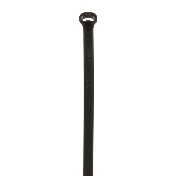 Panduit Cable Tie, 6 in L, 1-1/2 in Max Bundle Dia., Black, Nylon 6/6, 40 lb Strength, 1000 PK - BT1.5I-M300