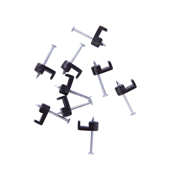 Gardner Bender Cable Staple, 316 in W Crown, 78 in L Leg, Polyethylene - PSB-160
