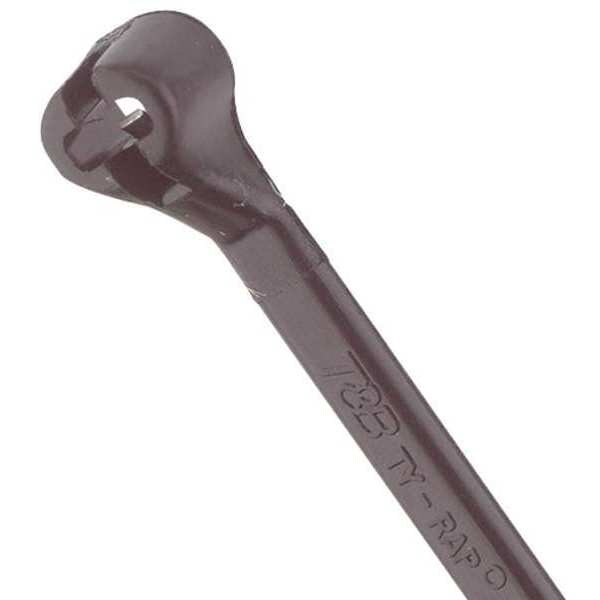 Ty-Rap Cable Tie, 14 in L, 4 in Max Bundle Dia., Black, Nylon 6/6, 18 lb Strength, 1000 PK - TY234MX