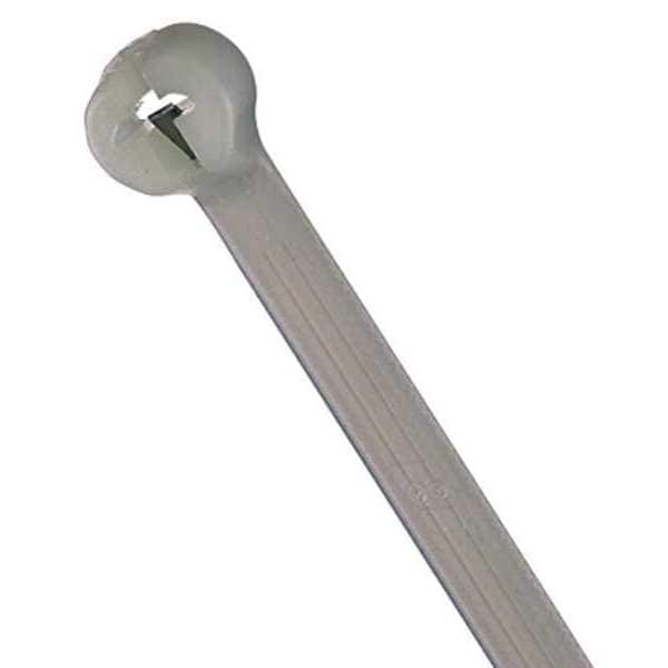 Ty-Rap Cable Tie, 14-1/2 in L, 4 in Max Bundle Dia., Natural, Nylon 6/6, 50 lb Strength, 100 PK - TY528M