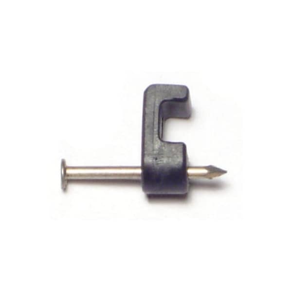 Midwest Fastener Cable Clip, Plastic, Black, 6 mm L, 50 PK - 64182