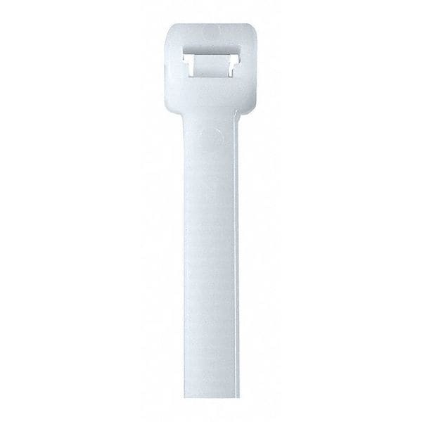 Partners Brand Cable Tie, 8 in L, Natural, Nylon 6/6, 120 lb Strength, 100 PK - CT8120
