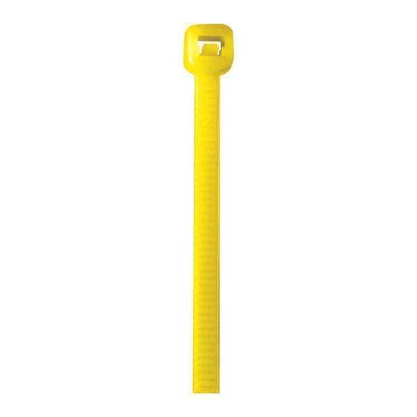 Partners Brand Cable Tie, 14 in L, Yellow, Nylon, 50 lb Strength, 1000 PK - CT145C