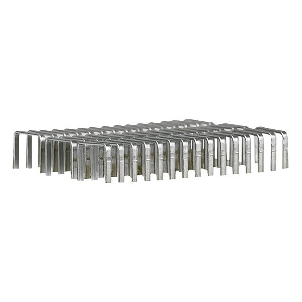 Jonard Tools Insulated Cable Staple, Plastic, Steel, 1/4 in Bundle Dia., Clear, 1/4 in L - STG-14I
