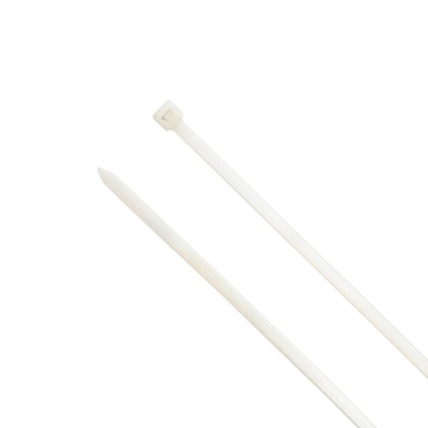 South Main Hardware Cable Tie, 12 in L, Natural, 50 lb Strength, 100 PK - 222027