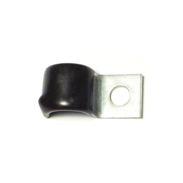 Midwest Fastener Cable Clip, Steel, 1/2 in Bundle Dia., 1.40 in L, 8 PK - 72564