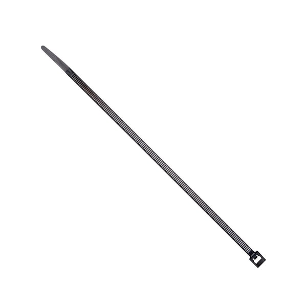 Dottie Cable Tie, 11 in L, 2.76 in Max Bundle Dia., Black, Nylon 6/6, 50 lb Strength, 100 PK - DT11B
