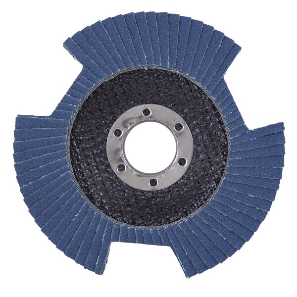Disco de láminas para esmerilado de metal de 4 1/2 pulgadas (114 mm) tipo 29, grano 60 - 969121