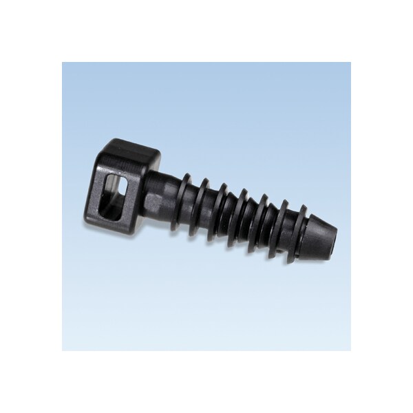 Panduit Masonry Push Mount, Standard, BL, .19" (4.8m, SGMPMS19-C0, PK 100 - SGMPMS19-C0