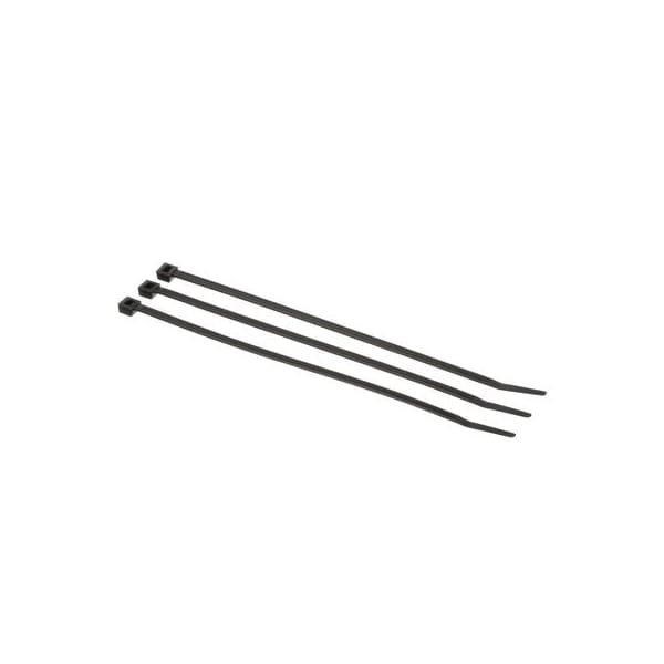 3M Cable Tie, 8 in L, 1-7/8 in Max Bundle Dia., Black, Nylon, 50 lb Strength, 100 PK - 7000031853