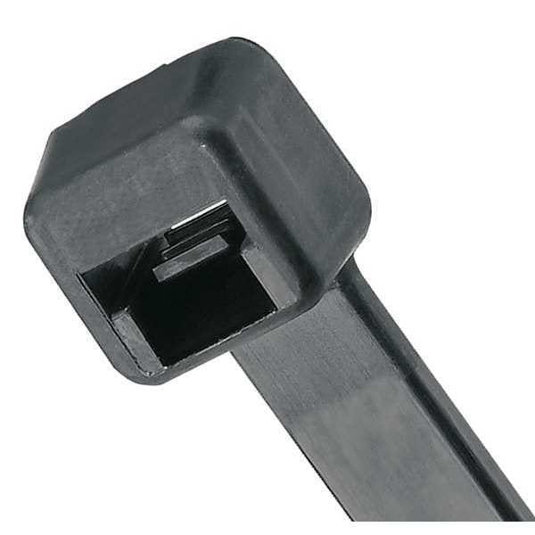 Panduit Cable Tie, 22 in L, 6 in Max Bundle Dia., Black, Nylon 6/6, 120 lb Strength, 50 PK - PLT6LH-L0
