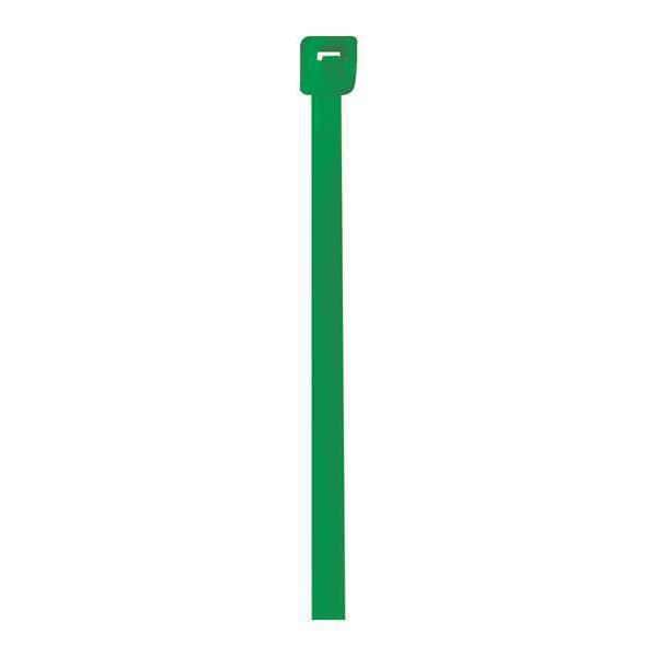 Partners Brand Cable Tie, 4 in L, Green, Nylon, 18 lb Strength, 1000 PK - CT422A