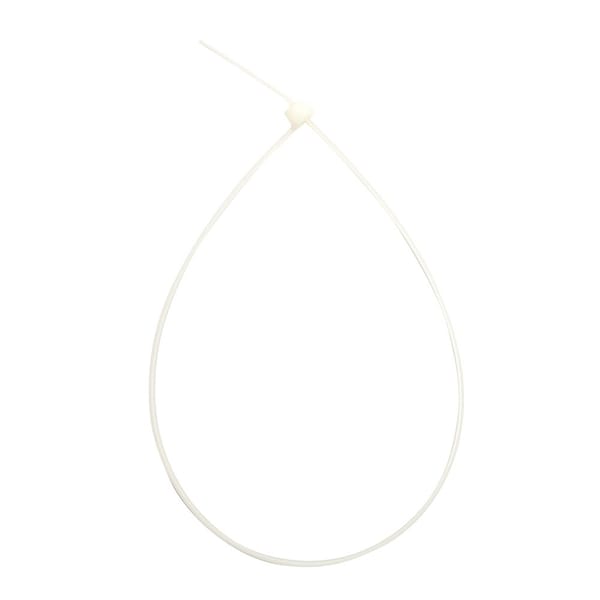 South Main Hardware Cable Tie, 14 in L, Natural, Nylon, 75 lb Strength, 100 PK - 220191