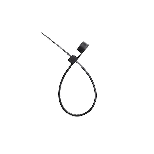 South Main Hardware Cable Tie, 4-1/2 in L, Black, 18 lb Strength, 100 PK - 222001