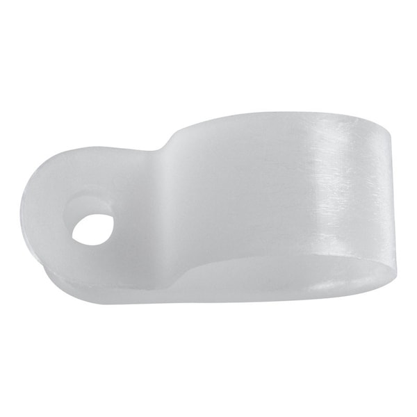 Jandorf Cable Clamp, Nylon, 5/8 in Bundle Dia., Natural - 61470